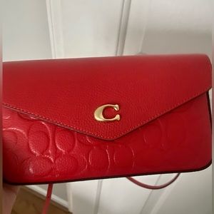 NWOT red Coach Crossbody bag